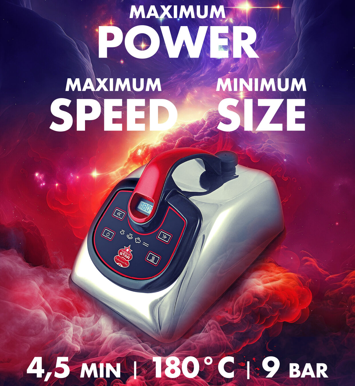 Thermostar, Trockendampf, Trockendampfreinigung